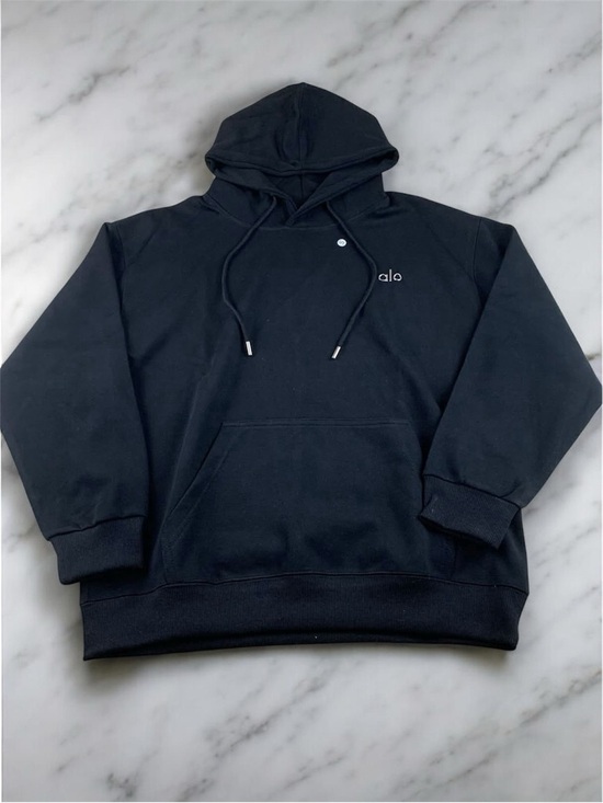 ALO Yoga Other - Alo Men’s Black Hoodie - Minimal Logo Pullover